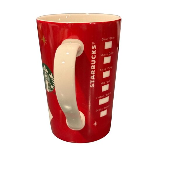 Starbucks Holiday Ceramic Mug 12 Fl Oz Christmas Cardinal Design 2012 Ltd. Ed. - Picture 2 of 7